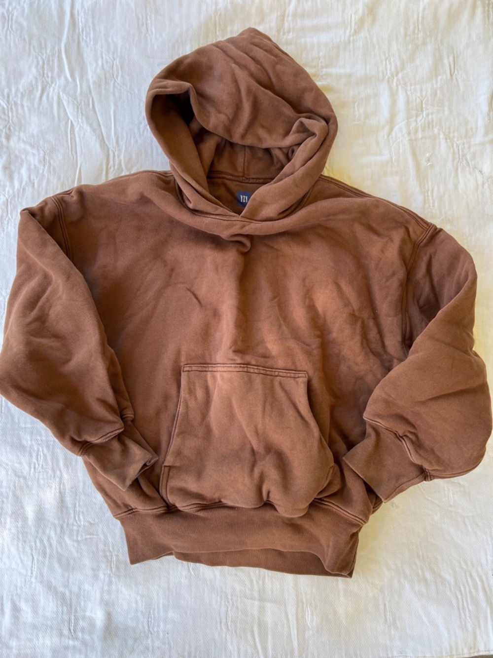 YZY for Gap Brown Pullover Heavyweight Hoodie